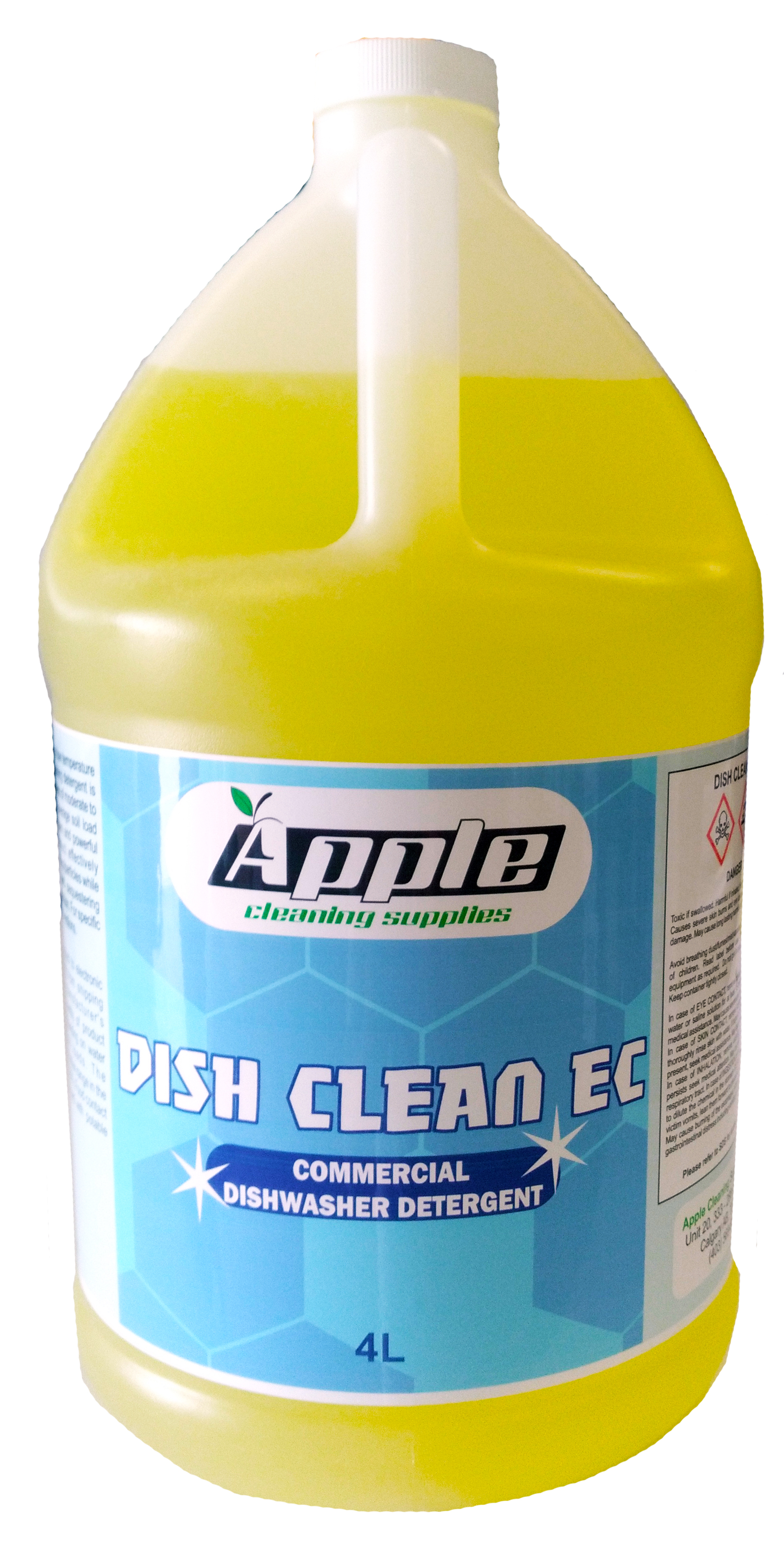 Apple Brand 4L Dish Clean EC Commercial Dishwash Detergnt, Concentrate